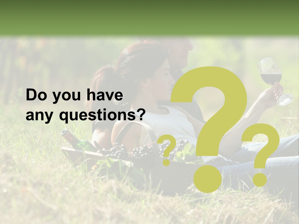 Season Glass Vineyard PowerPoint Template