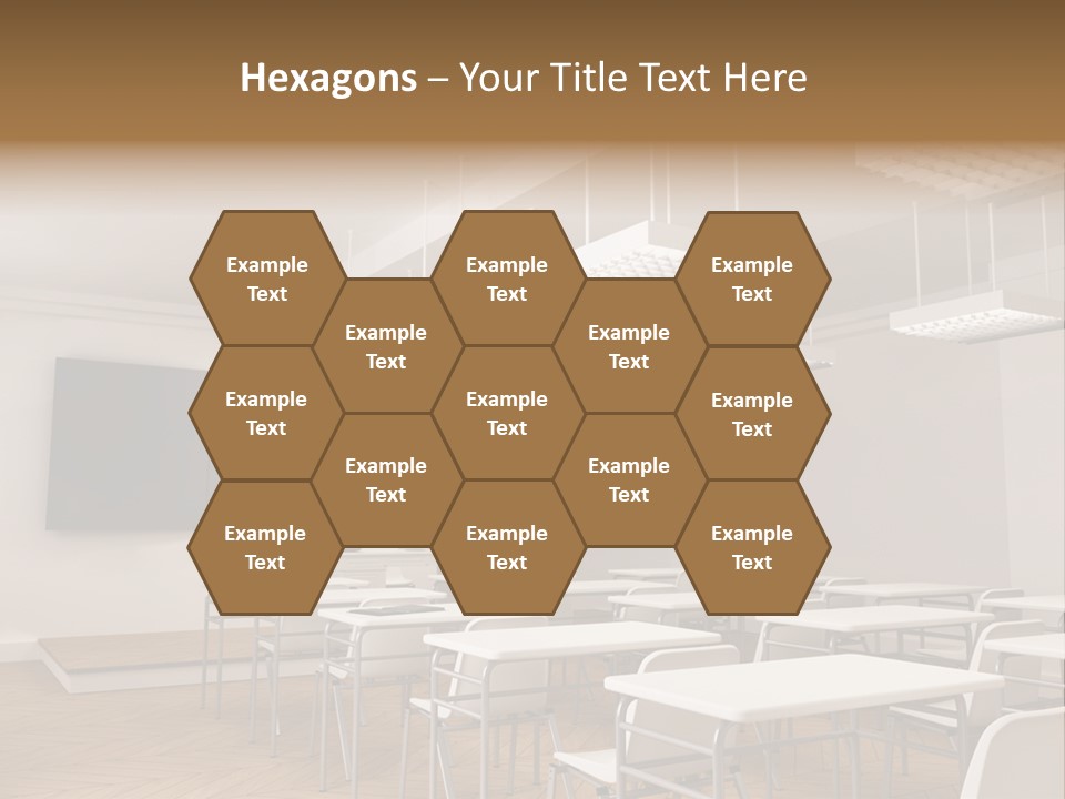 Empty Illustration Highschool PowerPoint Template