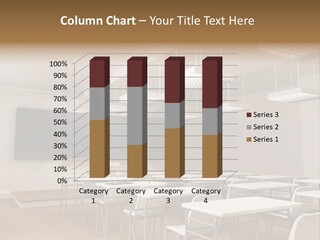 Empty Illustration Highschool PowerPoint Template