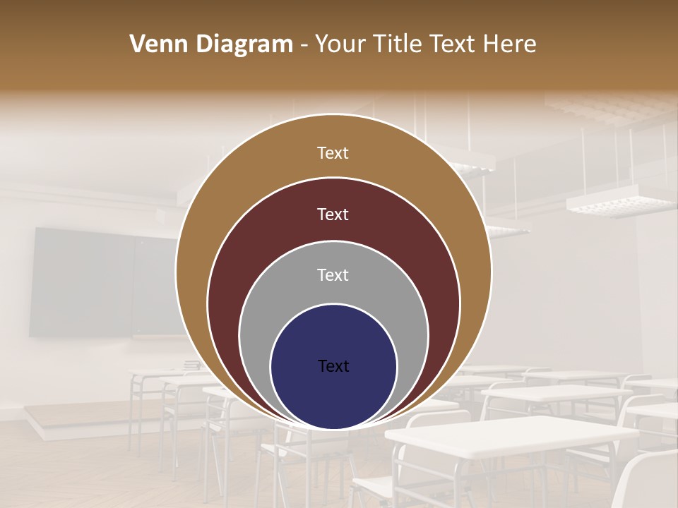 Empty Illustration Highschool PowerPoint Template