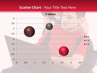 Laptop Disability Casual PowerPoint Template