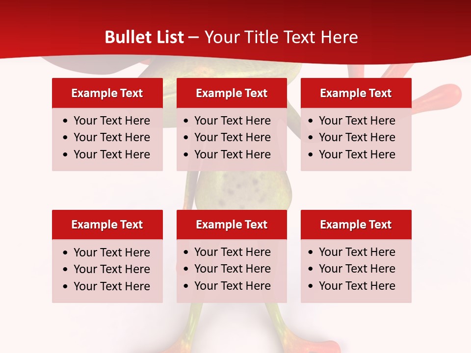 A Frog With A Red Hat On It's Head PowerPoint Template