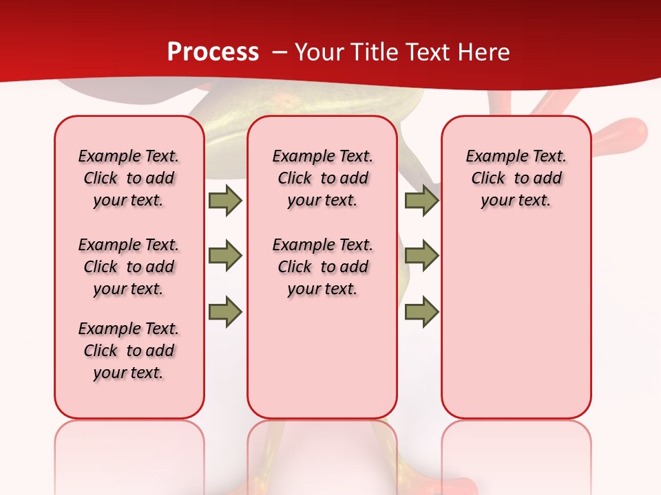 A Frog With A Red Hat On It's Head PowerPoint Template
