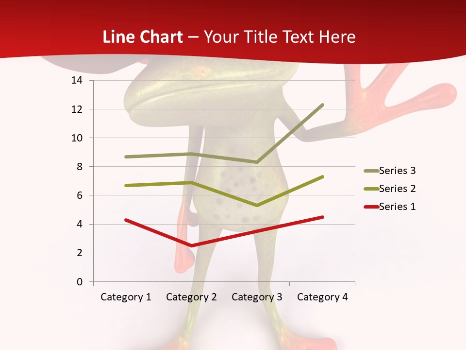 A Frog With A Red Hat On It's Head PowerPoint Template
