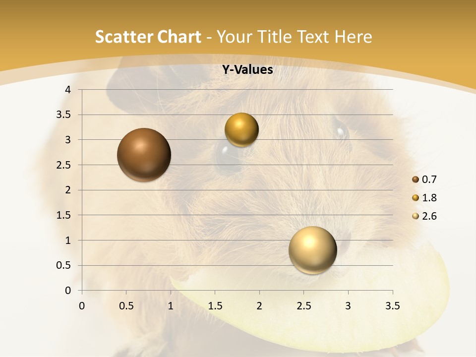 A Hamster With A Piece Of Apple In Its Mouth PowerPoint Template
