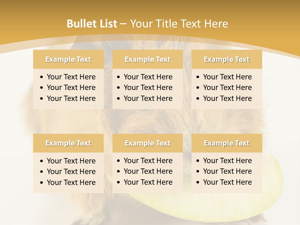 A Hamster With A Piece Of Apple In Its Mouth PowerPoint Template