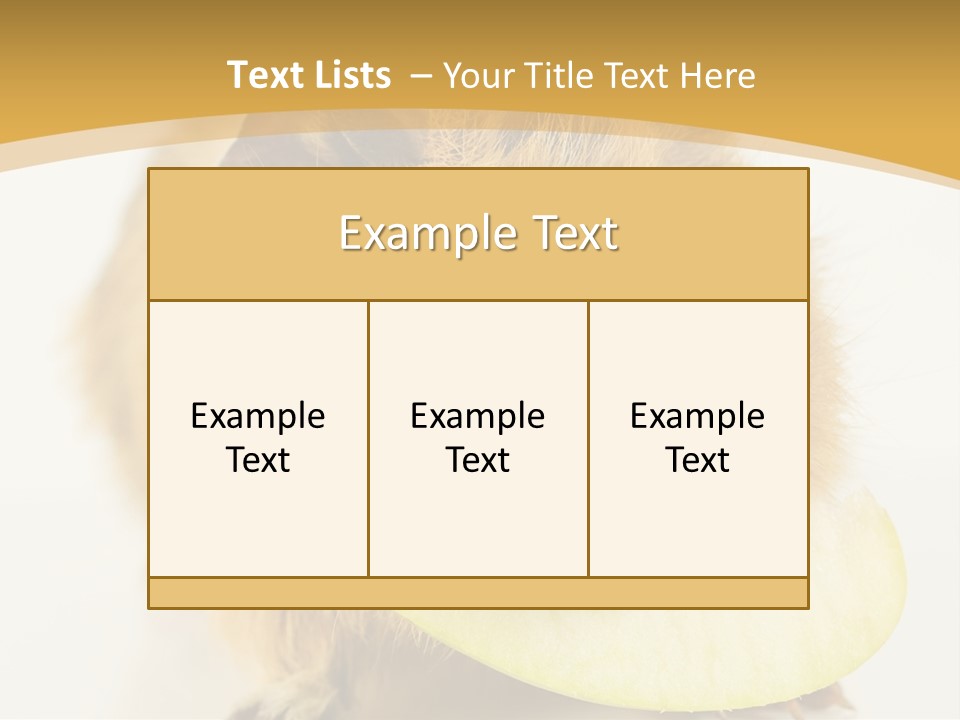 A Hamster With A Piece Of Apple In Its Mouth PowerPoint Template