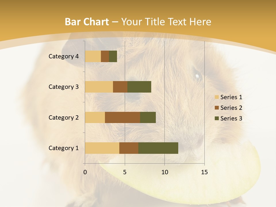 A Hamster With A Piece Of Apple In Its Mouth PowerPoint Template