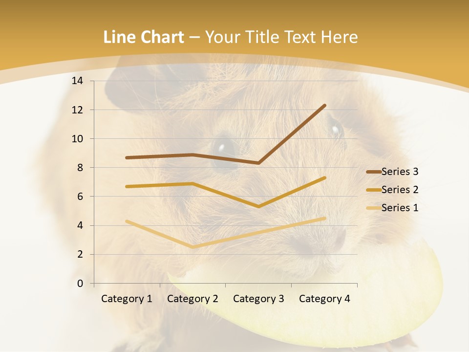 A Hamster With A Piece Of Apple In Its Mouth PowerPoint Template