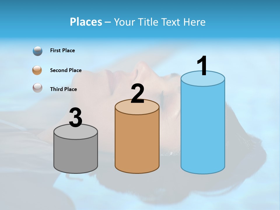 Health Blue Vacation PowerPoint Template