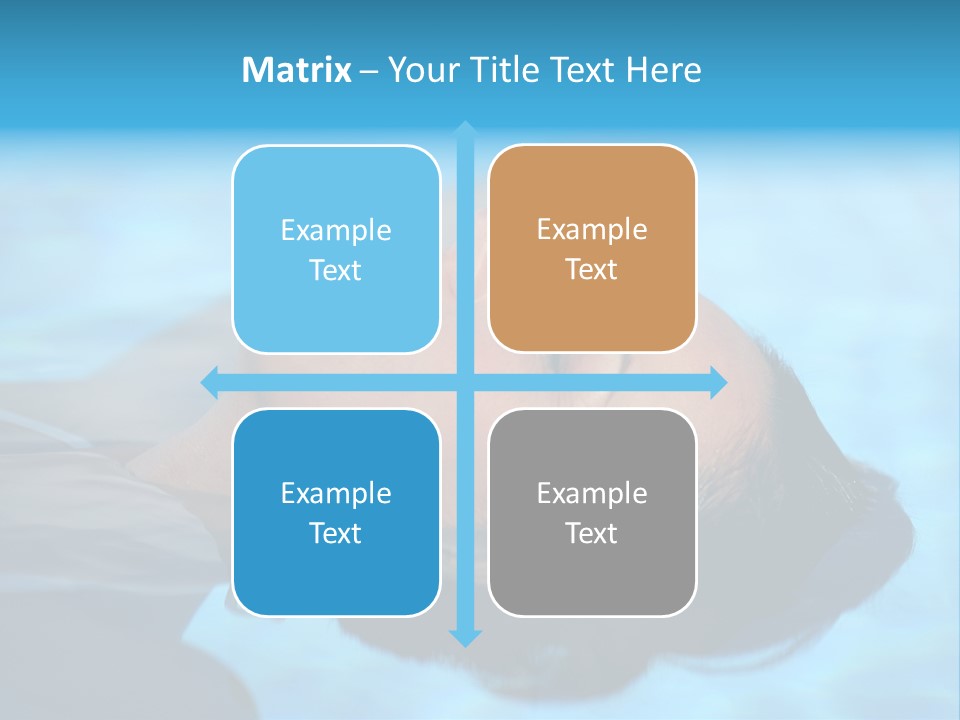 Health Blue Vacation PowerPoint Template