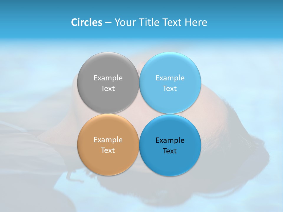 Health Blue Vacation PowerPoint Template