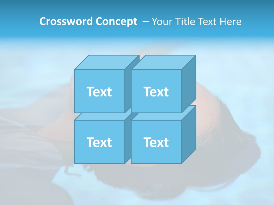 Health Blue Vacation PowerPoint Template