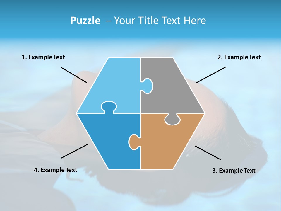 Health Blue Vacation PowerPoint Template