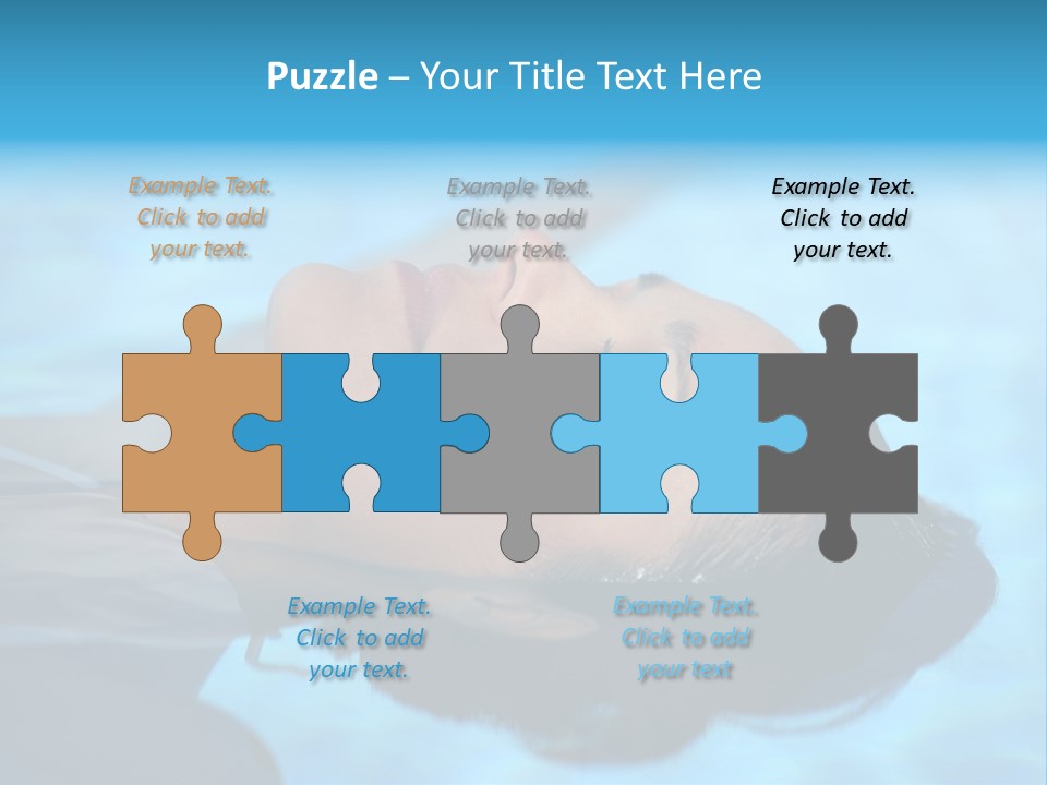 Health Blue Vacation PowerPoint Template