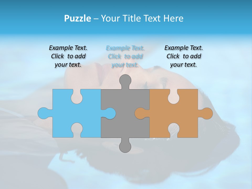 Health Blue Vacation PowerPoint Template