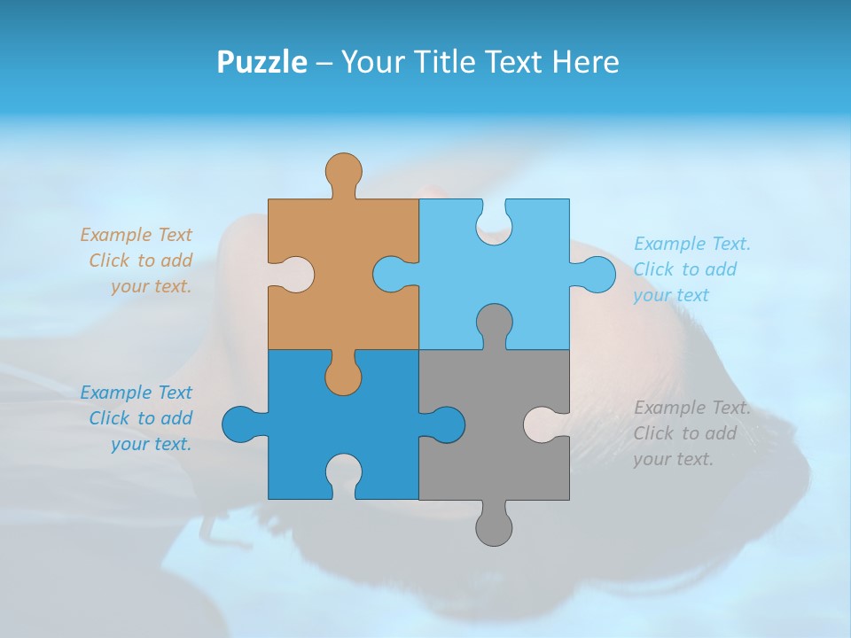 Health Blue Vacation PowerPoint Template