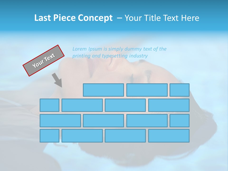 Health Blue Vacation PowerPoint Template