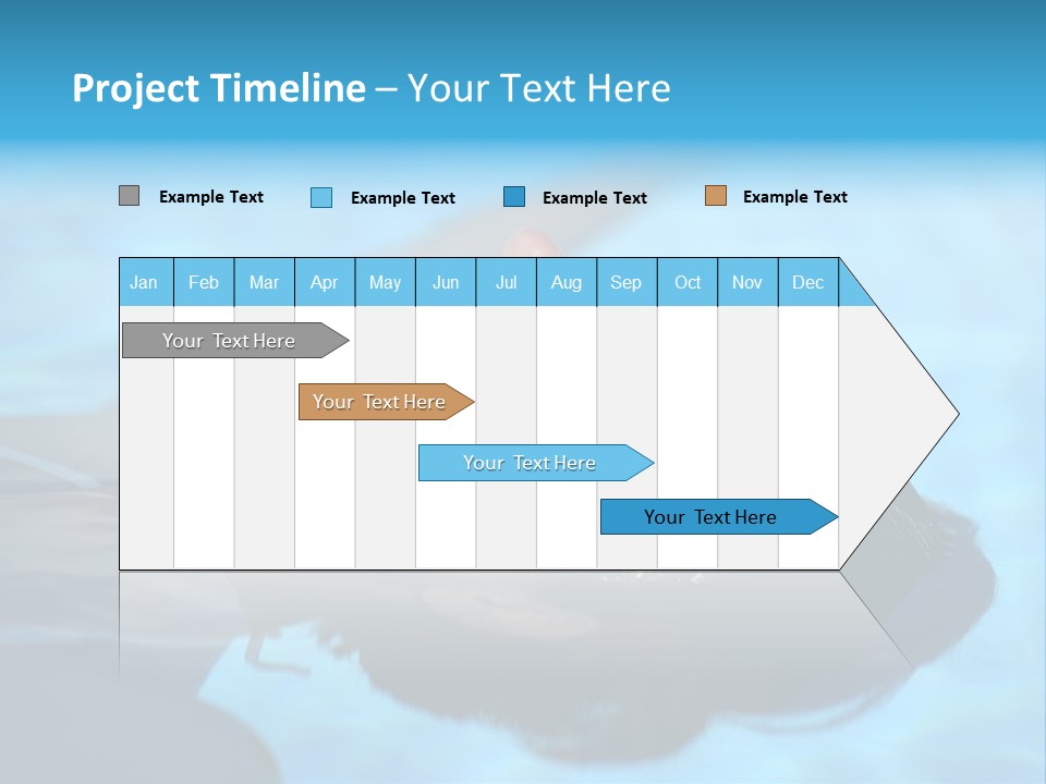 Health Blue Vacation PowerPoint Template
