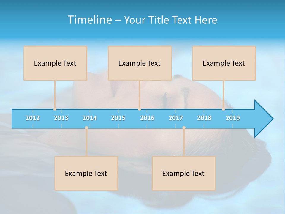 Health Blue Vacation PowerPoint Template