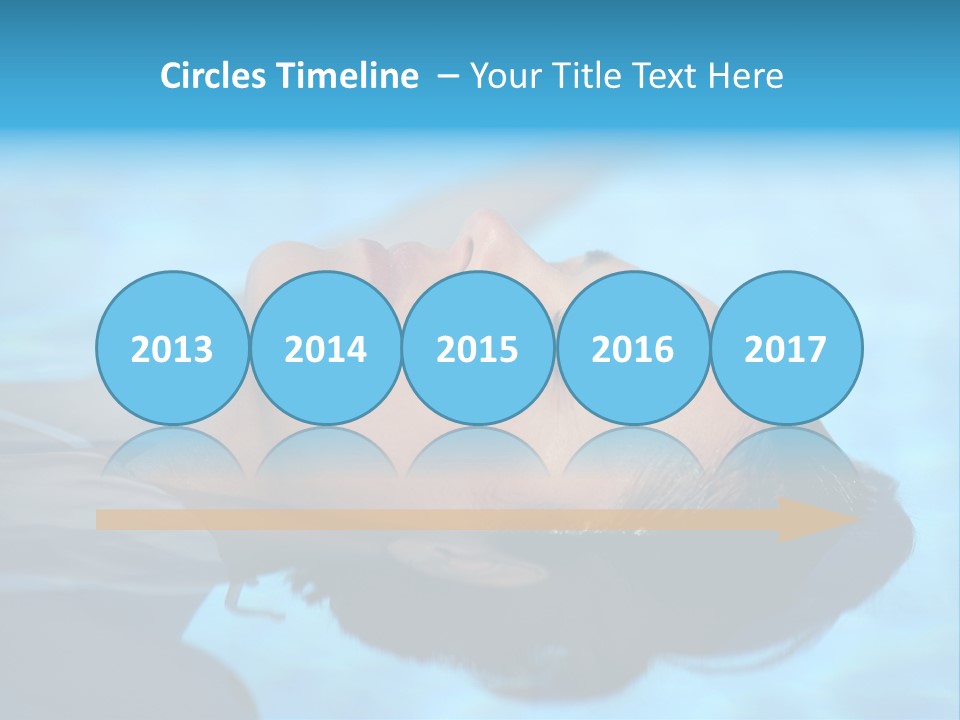 Health Blue Vacation PowerPoint Template