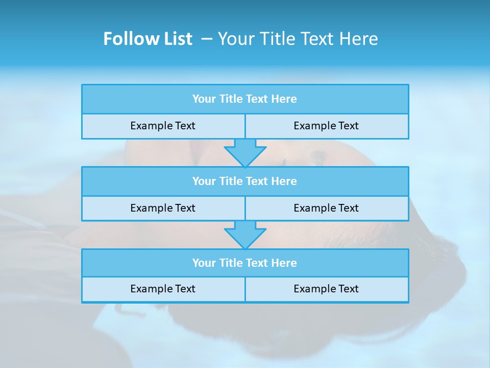 Health Blue Vacation PowerPoint Template