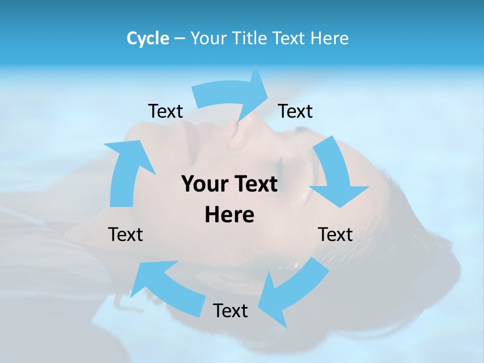 Health Blue Vacation PowerPoint Template