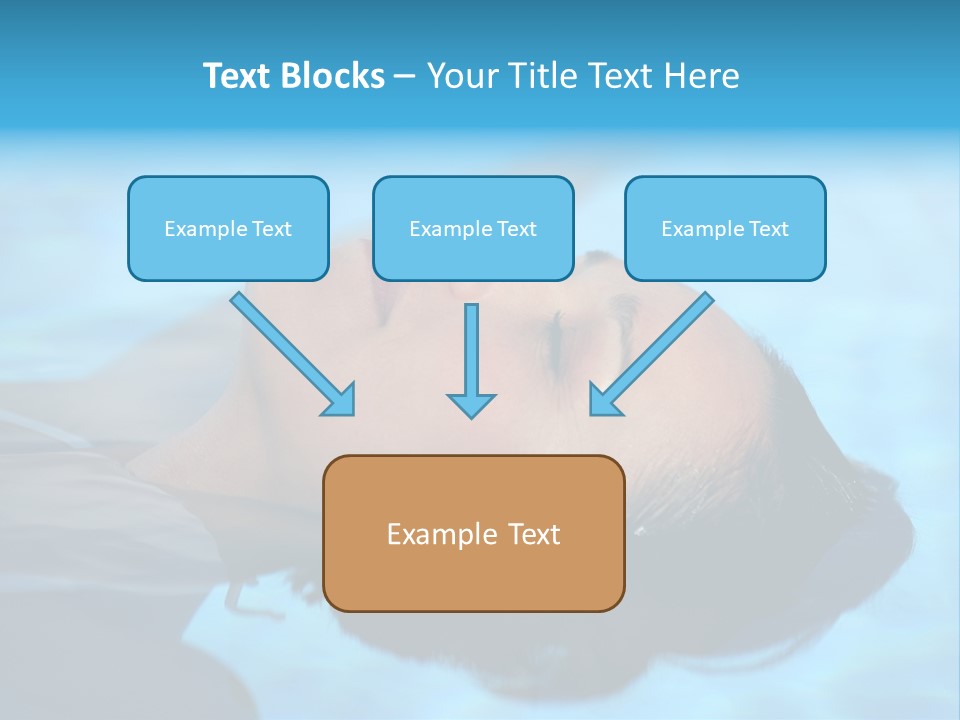Health Blue Vacation PowerPoint Template