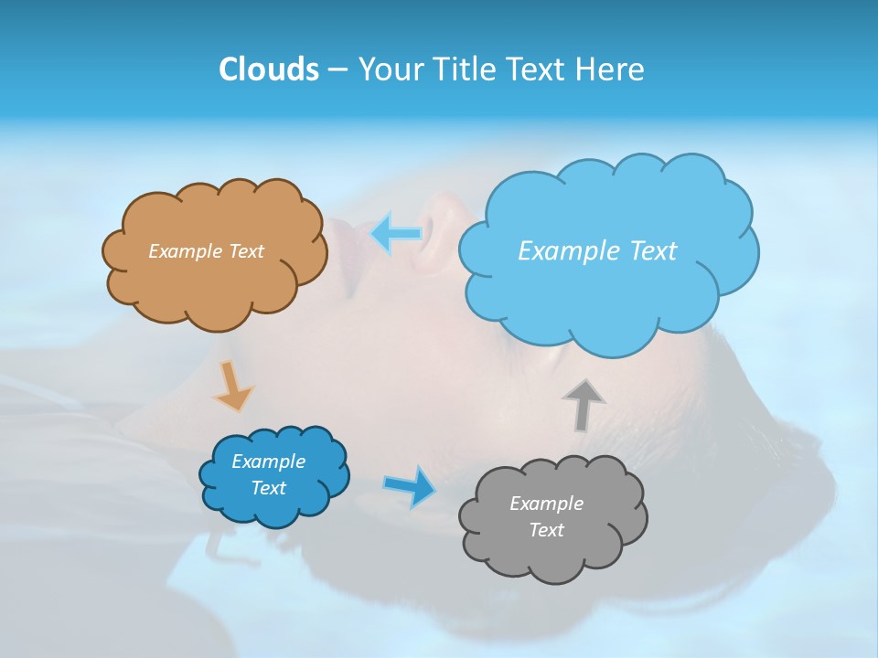 Health Blue Vacation PowerPoint Template