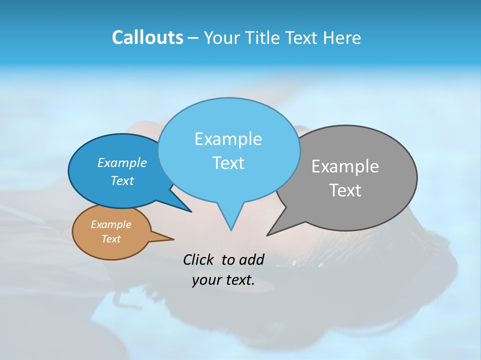 Health Blue Vacation PowerPoint Template