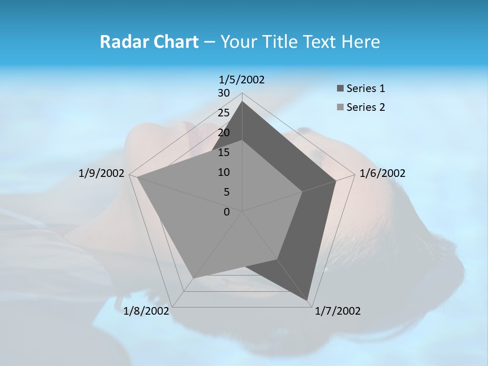 Health Blue Vacation PowerPoint Template