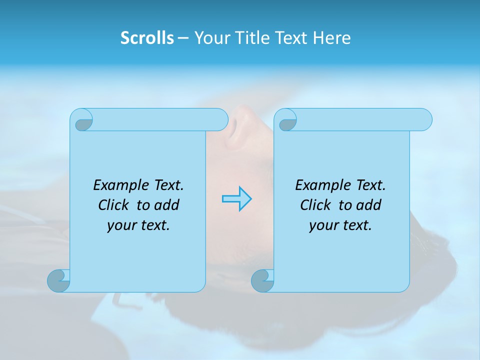 Health Blue Vacation PowerPoint Template
