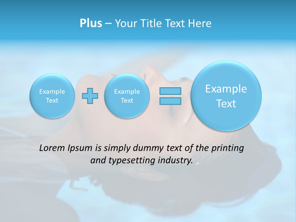 Health Blue Vacation PowerPoint Template