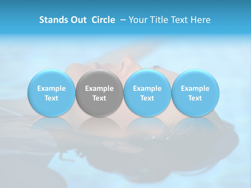 Health Blue Vacation PowerPoint Template