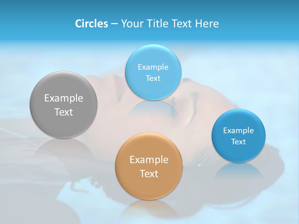 Health Blue Vacation PowerPoint Template