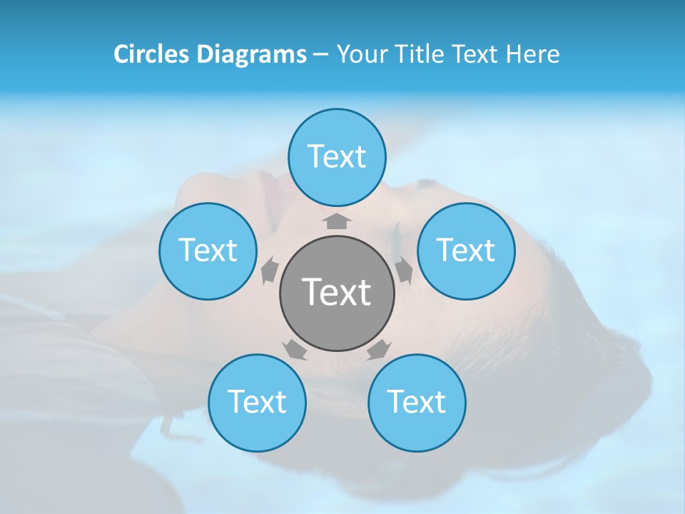 Health Blue Vacation PowerPoint Template