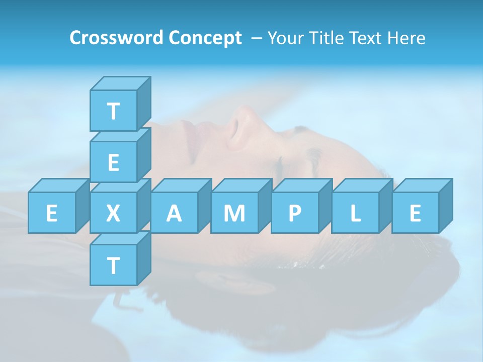 Health Blue Vacation PowerPoint Template