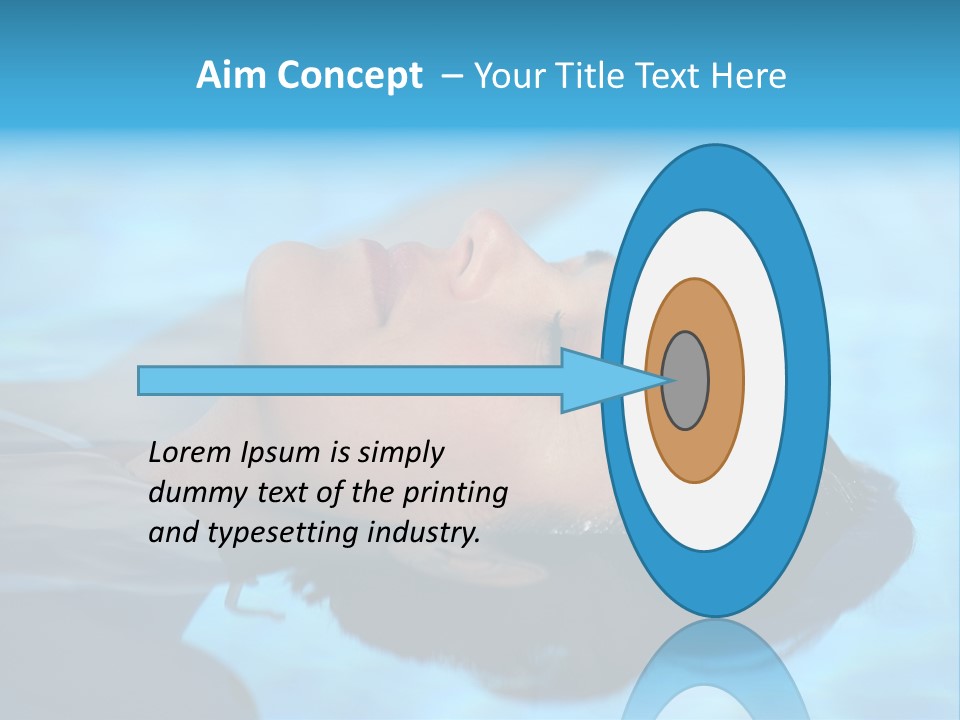 Health Blue Vacation PowerPoint Template