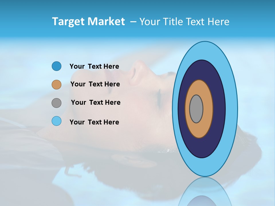 Health Blue Vacation PowerPoint Template