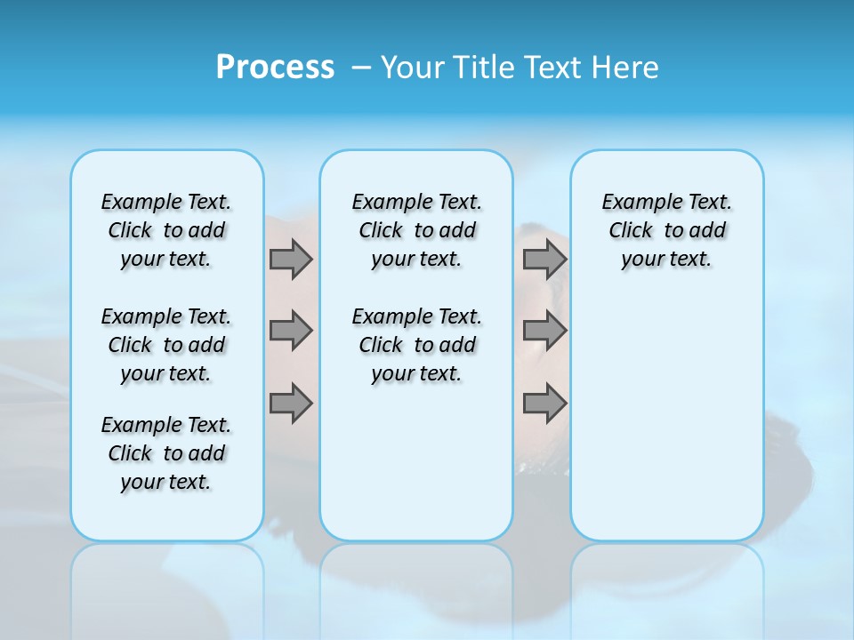 Health Blue Vacation PowerPoint Template