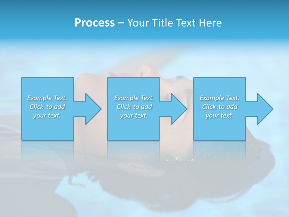 Health Blue Vacation PowerPoint Template