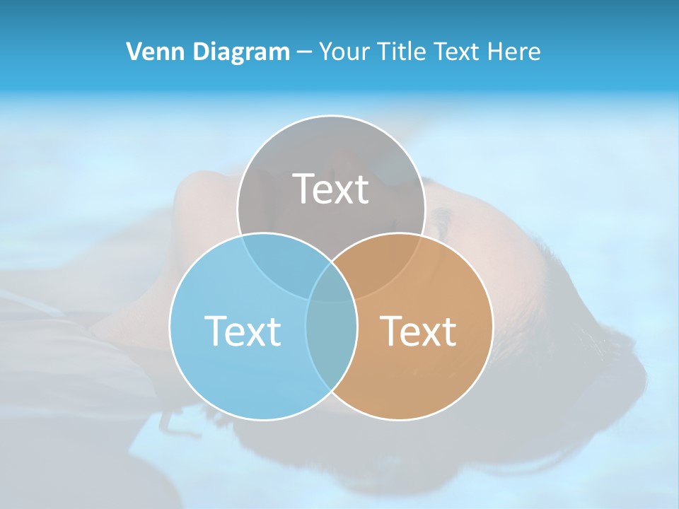 Health Blue Vacation PowerPoint Template