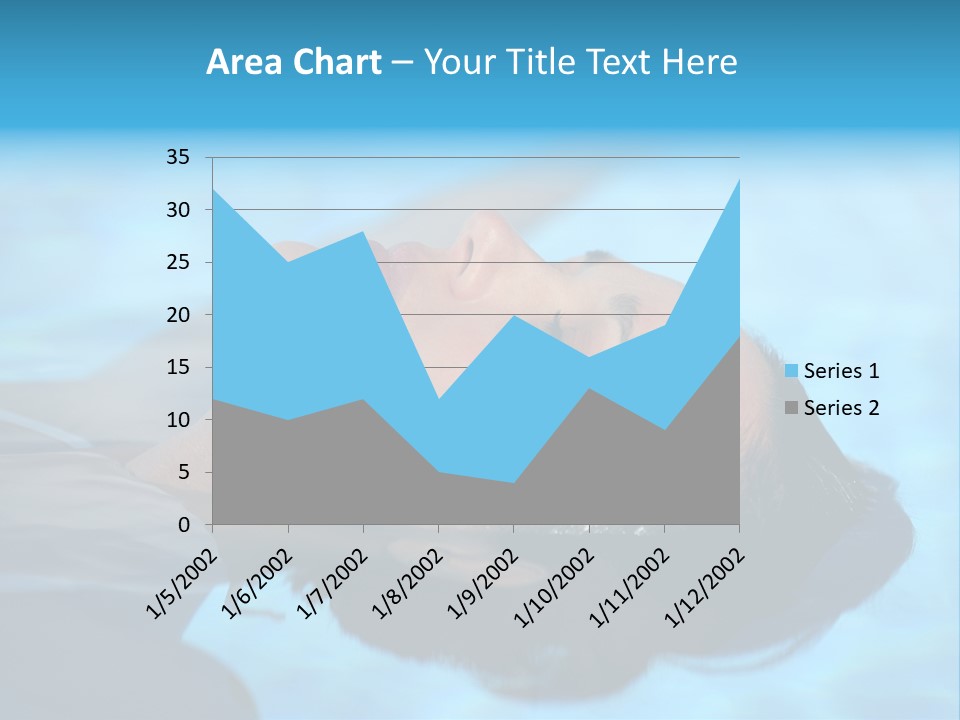 Health Blue Vacation PowerPoint Template