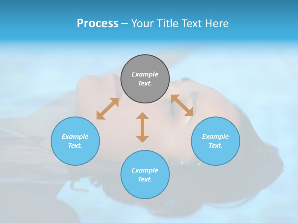Health Blue Vacation PowerPoint Template