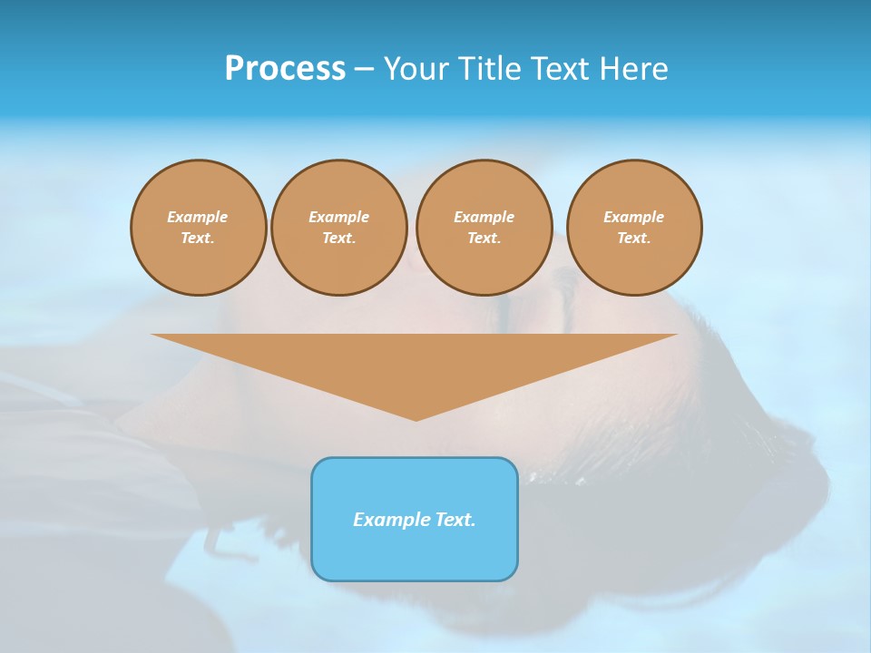 Health Blue Vacation PowerPoint Template