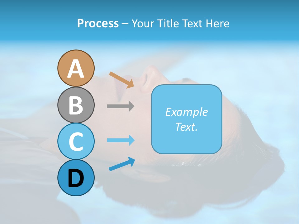 Health Blue Vacation PowerPoint Template