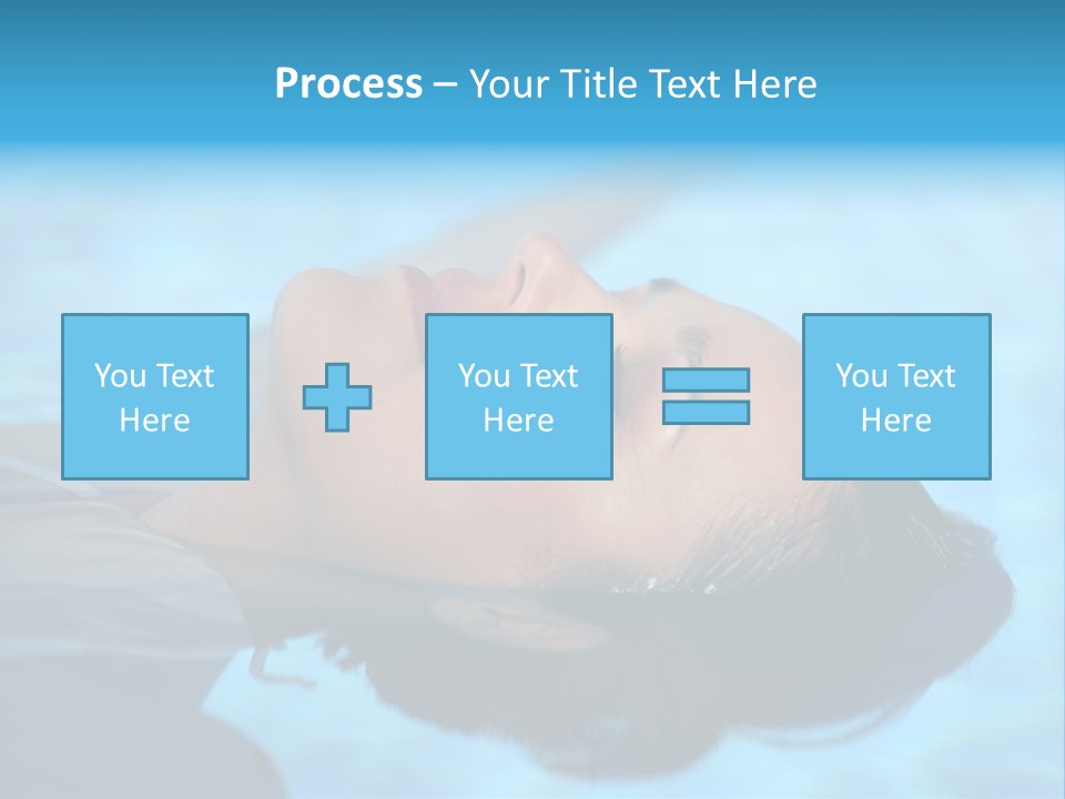 Health Blue Vacation PowerPoint Template