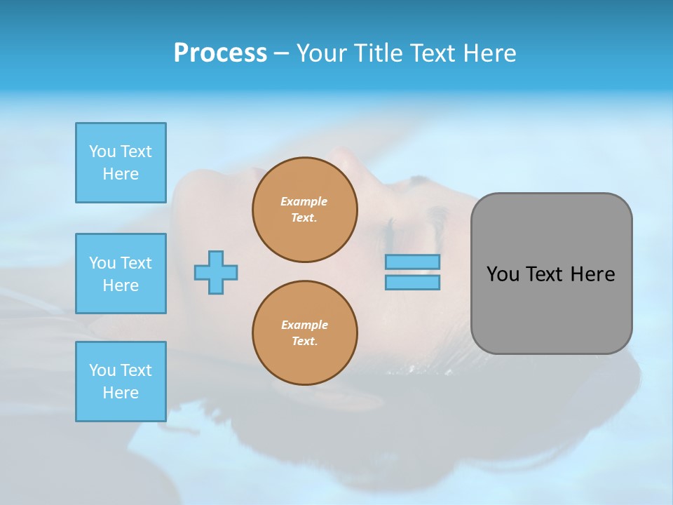 Health Blue Vacation PowerPoint Template