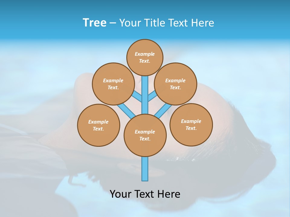 Health Blue Vacation PowerPoint Template