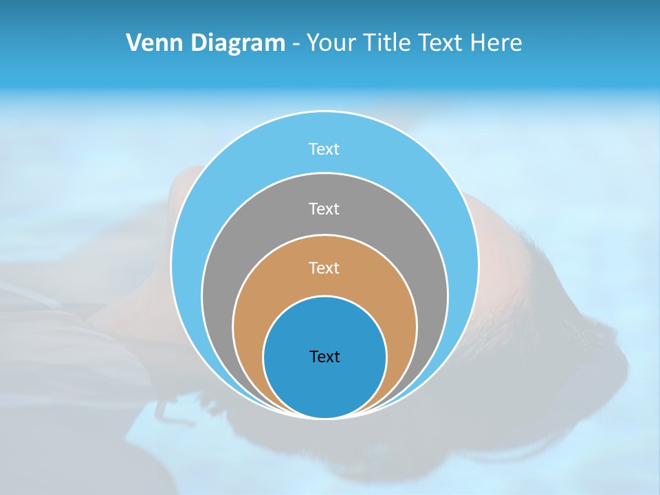 Health Blue Vacation PowerPoint Template
